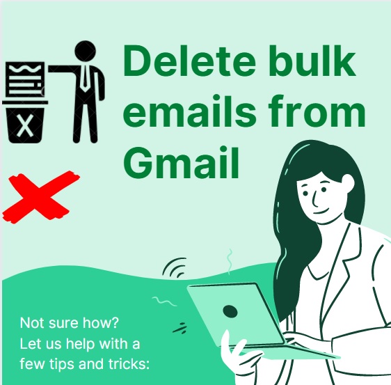 How to delete bulk emails